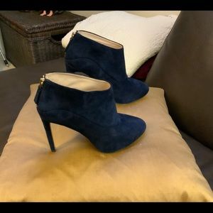 Navy blue Nine West booties